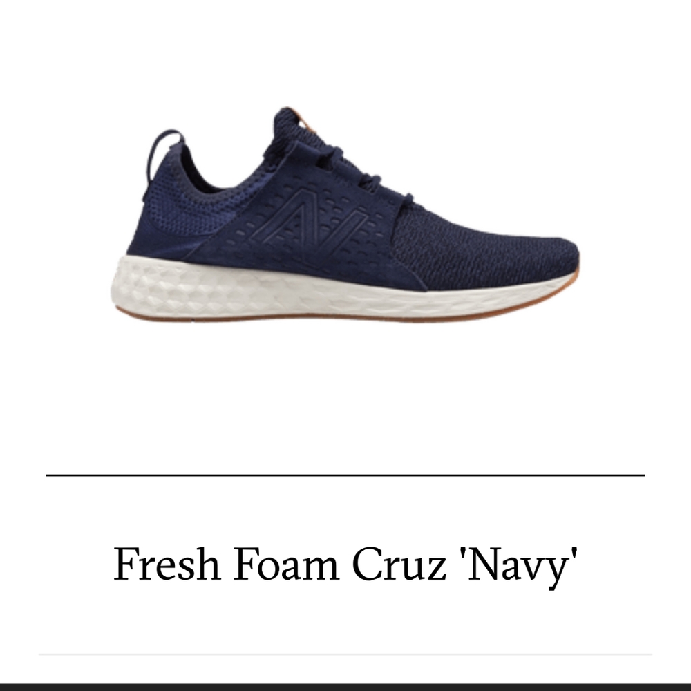 New Balance Fresh Foam Cruz Navy